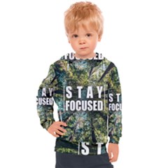 Stay Focused Focus Success Inspiration Motivational Kids  Hooded Pullover by Bangk1t