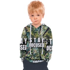 Stay Focused Focus Success Inspiration Motivational Kids  Overhead Hoodie by Bangk1t