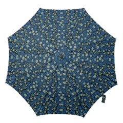 Lotus Bloom In The Calm Sea Of Beautiful Waterlilies Hook Handle Umbrellas (small) by pepitasart