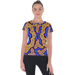 Newart2 Short Sleeve Sports Top  by hogartharts