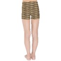 Brown Digital Straw - Country Side Kids  Sports Shorts View2