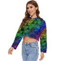 Pride Glass Women s Lightweight Cropped Hoodie View2