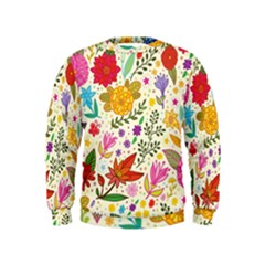 Colorful Flowers Pattern Abstract Patterns Floral Patterns Kids  Sweatshirt