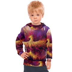 Phoenix Bird Kids  Hooded Pullover