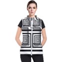 Squares Concept Design Raining Women s Puffer Vest View1