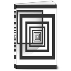 Squares Concept Design Raining 8  X 10  Softcover Notebook by uniart180623