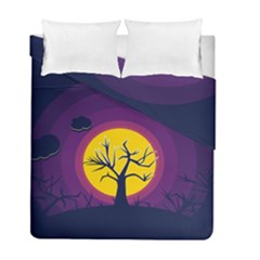 Empty Tree Leafless Stem Bare Branch Duvet Cover Double Side (full/ Double Size) by uniart180623