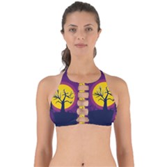 Empty Tree Leafless Stem Bare Branch Perfectly Cut Out Bikini Top by uniart180623