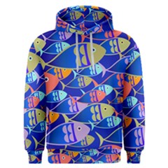 Sea Fish Illustrations Men s Overhead Hoodie