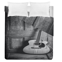 Acoustic Guitar Duvet Cover Double Side (queen Size)