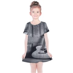 Acoustic Guitar Kids  Simple Cotton Dress