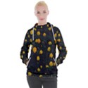 Bloomed Yellow Petaled Flower Plants Women s Hooded Pullover View1