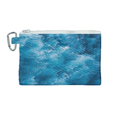 Blue Water Speech Therapy Canvas Cosmetic Bag (medium)