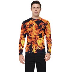 Live Coals Men s Long Sleeve Rash Guard by artworkshop