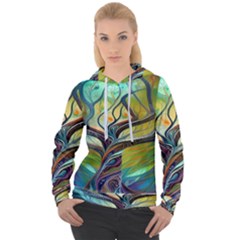 Tree Magical Colorful Abstract Metaphysical Women s Overhead Hoodie by Simbadda