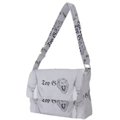 (2)dx Hoodie Full Print Messenger Bag (l) by Alldesigners