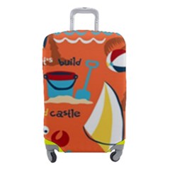 Seamless Pattern Vector Beach Holiday Theme Set Luggage Cover (small)