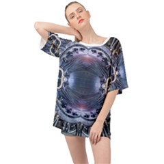 We Are The Future Oversized Chiffon Top by dflcprintsclothing