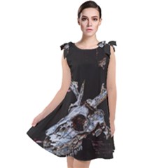 Deer Skull Tie Up Tunic Dress by MonfreyCavalier