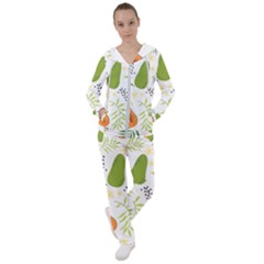 Seamless-tropical-pattern-with-papaya Women s Tracksuit