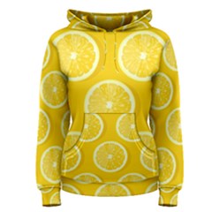 Lemon-fruits-slice-seamless-pattern Women s Pullover Hoodie