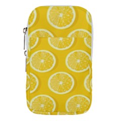 Lemon-fruits-slice-seamless-pattern Waist Pouch (small) by Simbadda