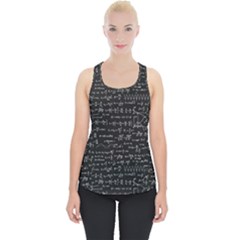 Math-equations-formulas-pattern Piece Up Tank Top