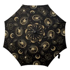 Asian Seamless Pattern With Clouds Moon Sun Stars Vector Collection Oriental Chinese Japanese Korean Hook Handle Umbrellas (large) by Grandong