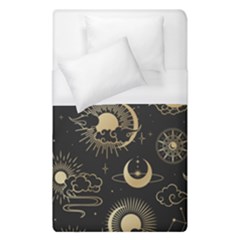 Asian Seamless Pattern With Clouds Moon Sun Stars Vector Collection Oriental Chinese Japanese Korean Duvet Cover (single Size) by Grandong