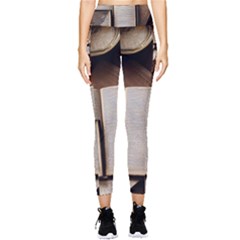 Generated Desk Book Inkwell Pen Pocket Leggings  by Grandong