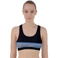 Amazing Stunning Astronaut Amazed Back Weave Sports Bra by Proyonanggan