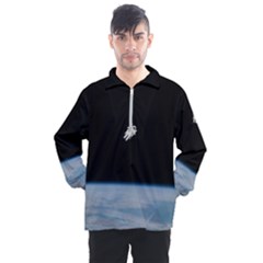 Amazing Stunning Astronaut Amazed Men s Half Zip Pullover by Proyonanggan