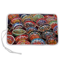 Art Background Bowl Ceramic Color Pen Storage Case (m) by Proyonanggan