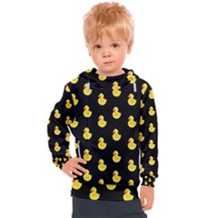 Rubber Duck Kids  Hooded Pullover by Valentinaart