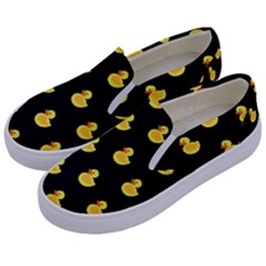 Rubber Duck Kids  Canvas Slip Ons by Valentinaart