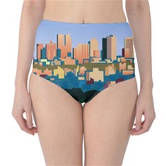 City Buildings Urban Dawn Classic High-waist Bikini Bottoms