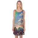 Abstract Art Psychedelic Arts Experimental Sleeveless Satin Nightdress View1