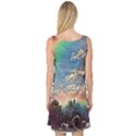 Abstract Art Psychedelic Arts Experimental Sleeveless Satin Nightdress View2