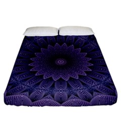 Shape Geometric Symmetrical Symmetry Wallpaper Fitted Sheet (california King Size)