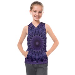 Shape Geometric Symmetrical Symmetry Wallpaper Kids  Sleeveless Hoodie