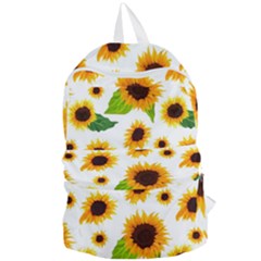 Sunflower Flower Seamless Foldable Lightweight Backpack by Amaryn4rt