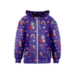 Texture Seamless Digital Scrapbooking Decorative Kids  Zipper Hoodie