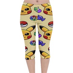 Pikachu Velvet Capri Leggings 