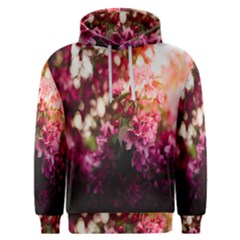 Pink Flower Men s Overhead Hoodie by artworkshop