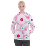 Wallpaper Pink Women s Hooded Pullover