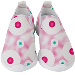 Wallpaper Pink Kids  Slip On Sneakers by Luxe2Comfy