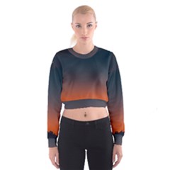 Sky Gradient Cropped Sweatshirt