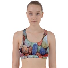 Stones Back Weave Sports Bra by artworkshop