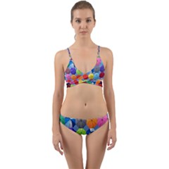 Umbrella Wrap Around Bikini Set