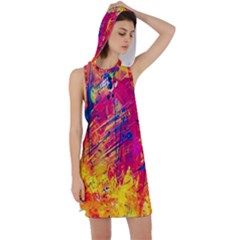 Various Colors Racer Back Hoodie Dress by artworkshop